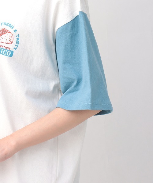 チチカカ（チチカカ）の「USAコットン メキシコフードプリントＴシャツ【ユニセックス】（Tシャツ/カットソー・メンズ・ホワイト/ブラック/その他1・LARGE/MEDIUM）」の12枚目の写真