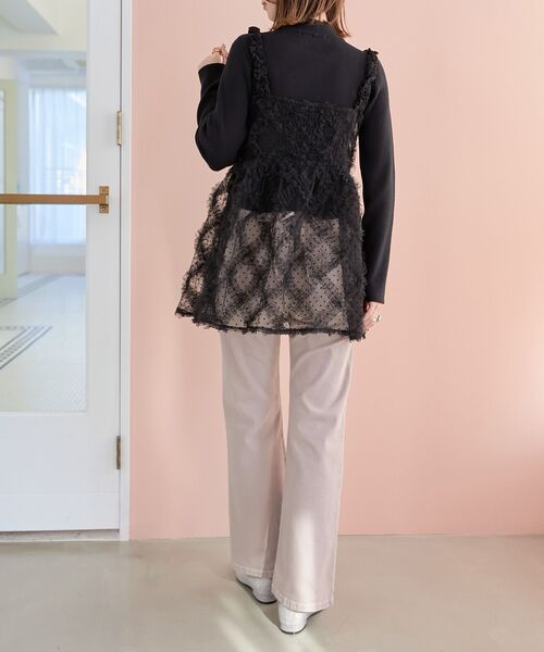 MAJESTIC LEGON（マジェスティックレゴン）の「アソートチュールキャミ（その他トップス・レディース・ブラック系その他/グレー/ホワイト系その他2・MEDIUM）」の17枚目の写真