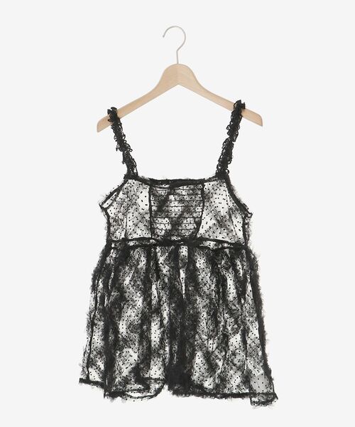 MAJESTIC LEGON（マジェスティックレゴン）の「アソートチュールキャミ（その他トップス・レディース・ブラック系その他/グレー/ホワイト系その他2・MEDIUM）」の22枚目の写真