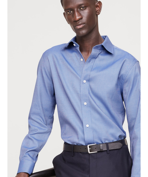 Banana Republic（バナナリパブリック）の「スタンダード リンクルレジスタント ドレスシャツ（シャツ/ブラウス・メンズ・ブルー/ブラック/ホワイト系その他/ホワイト×ネイビー/ライトグレー/ピンク/ライトブルー/ブルー系その他4・XL/L/S/M）」の19枚目の写真