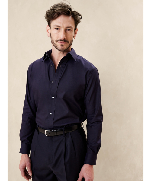 Banana Republic(バナナリパブリック)の「スタンダード リンクルレジスタント ドレスシャツ(シャツ/ブラウス・メンズ・ブルー/ブラック/ホワイト系その他/ホワイト×ネイビー/ライトグレー/ピンク/ライトブルー/ブルー系その他4/ナチュラル/ブルー系その他3/マルチ・XL/L/S/M)」の19枚目の写真