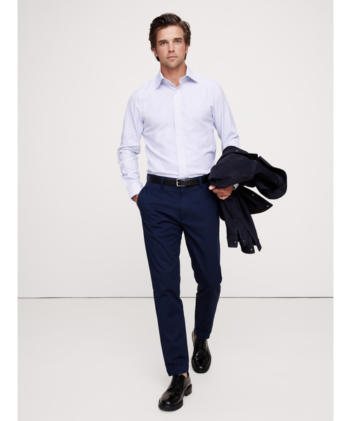 Banana Republic(バナナリパブリック)の「スタンダード リンクルレジスタント ドレスシャツ(シャツ/ブラウス・メンズ・ブルー/ブラック/ホワイト系その他/ホワイト×ネイビー/ライトグレー/ピンク/ライトブルー/ブルー系その他4/ナチュラル/ブルー系その他3/マルチ・XL/L/S/M)」の21枚目の写真
