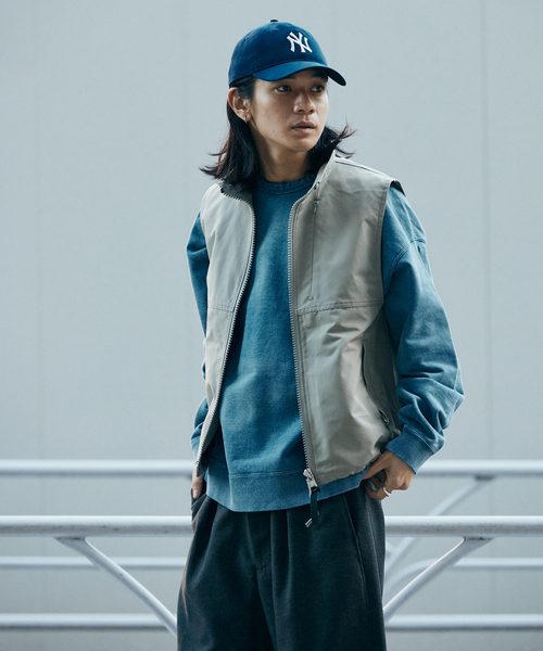 JOURNAL STANDARD（ジャーナルスタンダード）の「【LASKA AERO / ラスカエアロ】ベスト（ベスト・メンズ・ブラック/ライトグレー/ホワイト×ホワイト/ブラウン系その他・MEDIUM/LARGE）」の12枚目の写真