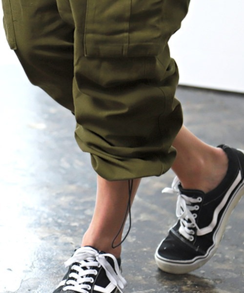 LUXSTYLE(ラグスタイル)の「ツイルカーゴパンツ(カーゴパンツ・メンズ・カーキ/ベージュ/ブラック・M/L/XL)」の14枚目の写真