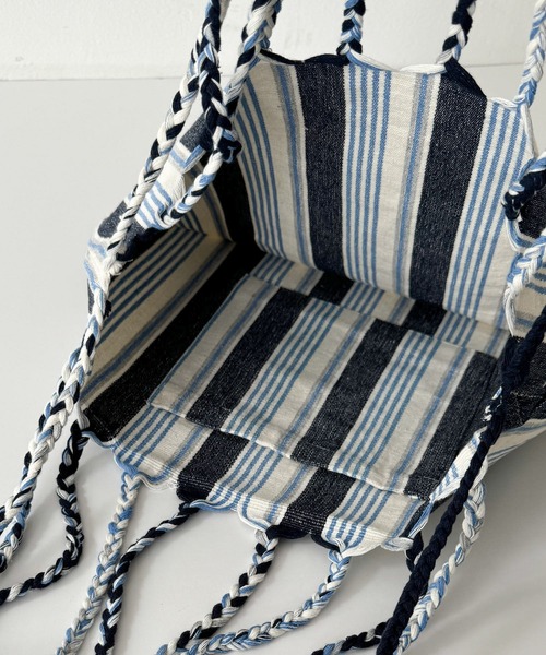 CANAL JEAN（キャナルジーン）の「DULTON　HAMMOCK TOTE ALTERNATE L ハンモックトートオルタネイトL/RNZ-0620L（トートバッグ・レディース・ブルー/ピンク系その他・ONE SIZE）」の4枚目の写真