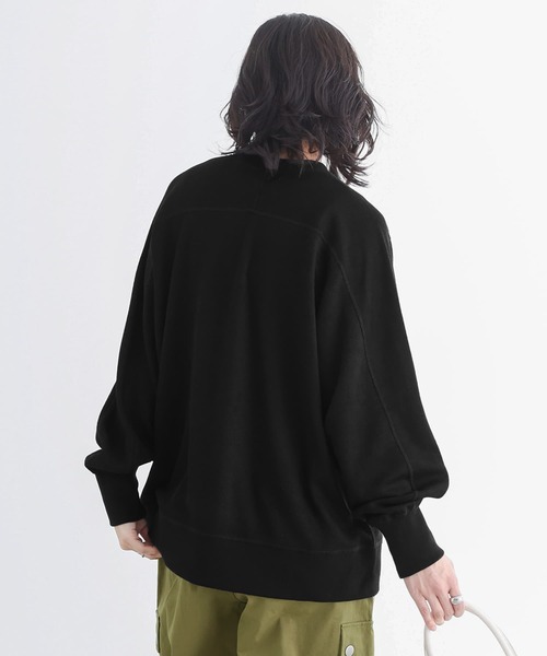 n'OrLABEL（ノアールレーベル）の「【廃盤】『カットソーVネックカーディガン』（カーディガン/ボレロ・レディース・ブラック/オフホワイト/ブルー・FREE）」の5枚目の写真