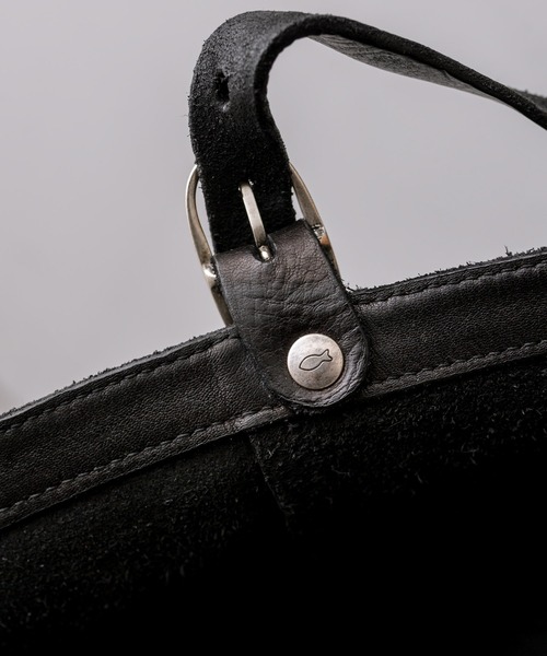 CAMPOMAGGI カンポマッジ キャンバス/スタッズレザーバッグ バッグ bag 希少CAMPOMAGGI カンポマッジ スタッズ オールレザー ハンドバッグ