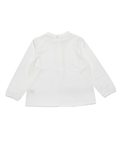 TOKYO SHIRTS(トウキョウシャツ)の「ボウタイバー付き 長袖ブラウス(シャツ/ブラウス・レディース・アイボリー/ブラック/オフホワイト・L/M)」の4枚目の写真