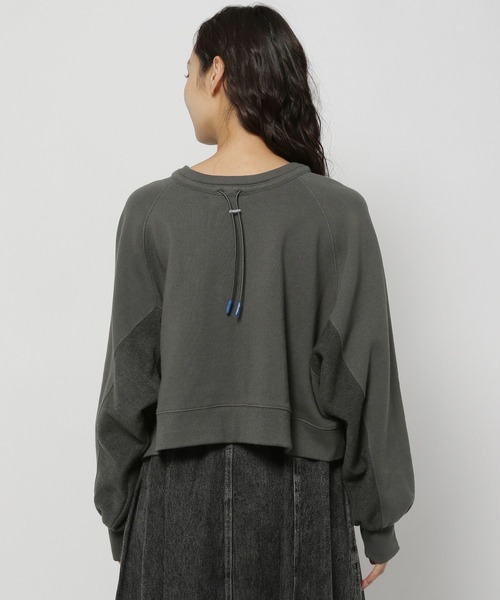 niko and...（ニコアンド）の「2WAYハギハギ裏毛プルオーバー（スウェット・レディース・イエロー/ライトグレー/チャコール/ブルー・SHORT/TALL）」の20枚目の写真