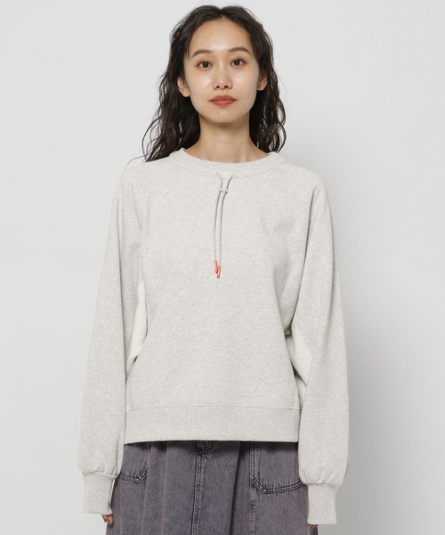 niko and...（ニコアンド）の「2WAYハギハギ裏毛プルオーバー（スウェット・レディース・イエロー/ライトグレー/チャコール/ブルー・SHORT/TALL）」の21枚目の写真