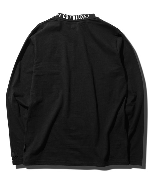 LUXE/R（ラグジュ）の「リブジャガード モックネック ロンT（Tシャツ/カットソー・メンズ・ホワイト/ブラック・MEDIUM/LARGE/X-LARGE）」の11枚目の写真