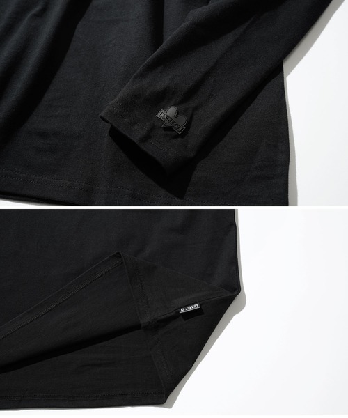 LUXE/R（ラグジュ）の「リブジャガード モックネック ロンT（Tシャツ/カットソー・メンズ・ホワイト/ブラック・MEDIUM/LARGE/X-LARGE）」の9枚目の写真