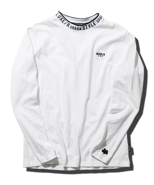 LUXE/R（ラグジュ）の「リブジャガード モックネック ロンT（Tシャツ/カットソー・メンズ・ホワイト/ブラック・MEDIUM/LARGE/X-LARGE）」の8枚目の写真