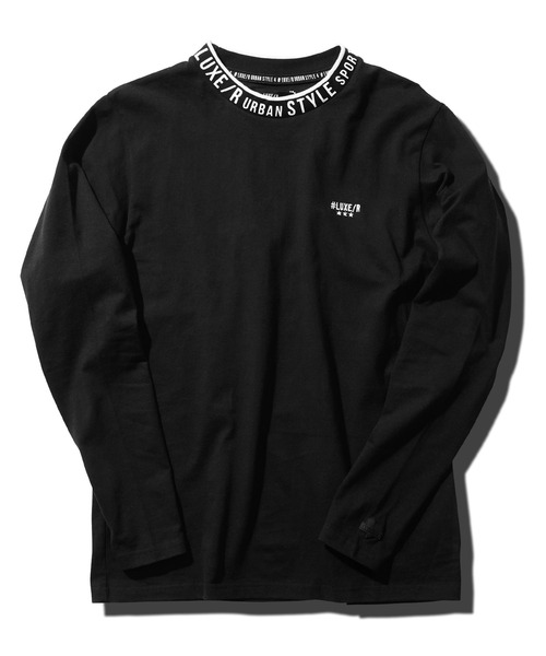 LUXE/R（ラグジュ）の「リブジャガード モックネック ロンT（Tシャツ/カットソー・メンズ・ホワイト/ブラック・MEDIUM/LARGE/X-LARGE）」の5枚目の写真