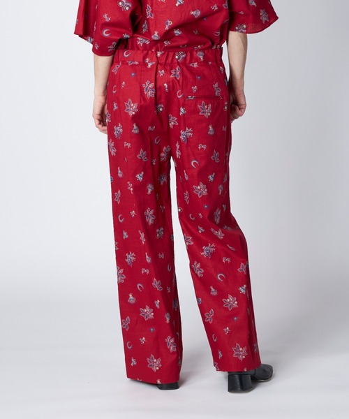 PONTI(ポンティ)の「PONTI Plant Foam Print Pants(その他パンツ・レディース・ローズ・1/2)」の4枚目の写真