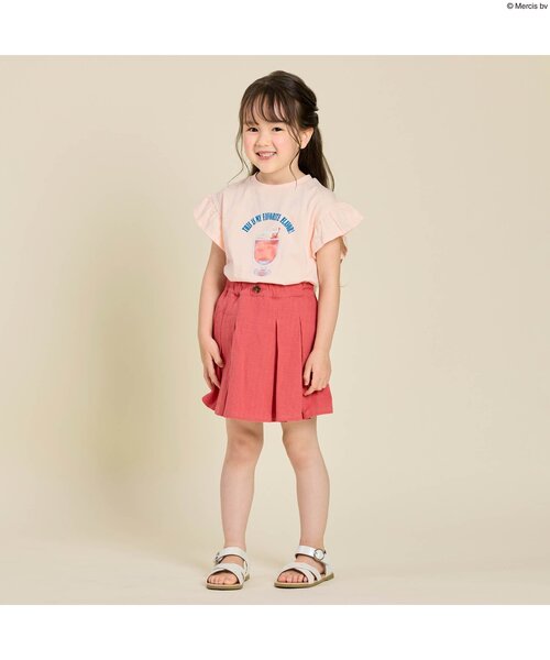 Miffy（ ミッフィー）の「miffyコラボクリームソーダモチーフTシャツ（Tシャツ/カットソー・キッズ・ミント/オフホワイト/ベビーピンク・80/90/95/100/110/120/130/140）」の4枚目の写真
