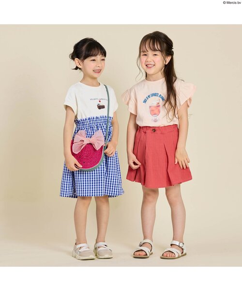 Miffy（ ミッフィー）の「miffyコラボクリームソーダモチーフTシャツ（Tシャツ/カットソー・キッズ・ミント/オフホワイト/ベビーピンク・80/90/95/100/110/120/130/140）」の6枚目の写真