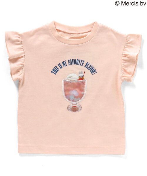 Miffy（ ミッフィー）の「miffyコラボクリームソーダモチーフTシャツ（Tシャツ/カットソー・キッズ・ミント/オフホワイト/ベビーピンク・80/90/95/100/110/120/130/140）」の10枚目の写真
