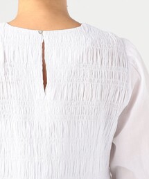 【別注】ヌキテパ×TOMORROWLAND ギャザーコンビブラウス　シャツ　美品 別注】ヌキテパ×TOMORROWLAND ギャザーコンビブラウス シャツ 美