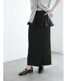 Te chichi | ペプラムベルト付タイトスカート(スカート)