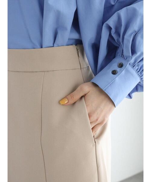 Te chichi（テチチ）の「ペプラムベルト付タイトスカート（スカート・レディース・ベージュ/ブラック・F）」の14枚目の写真