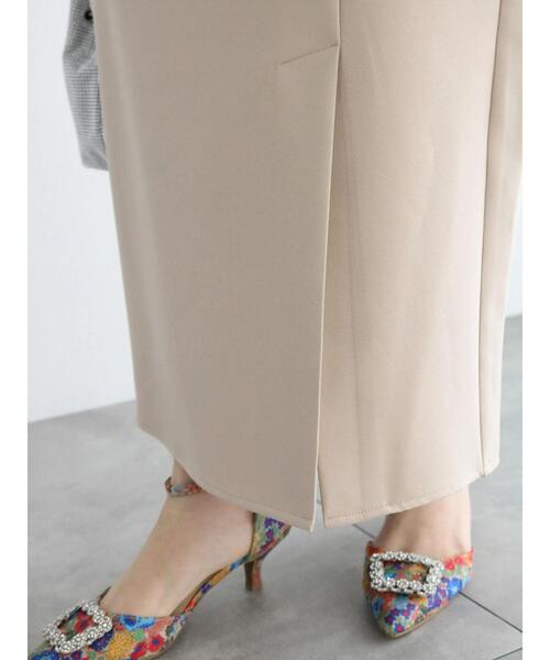 Te chichi（テチチ）の「ペプラムベルト付タイトスカート（スカート・レディース・ベージュ/ブラック・F）」の15枚目の写真