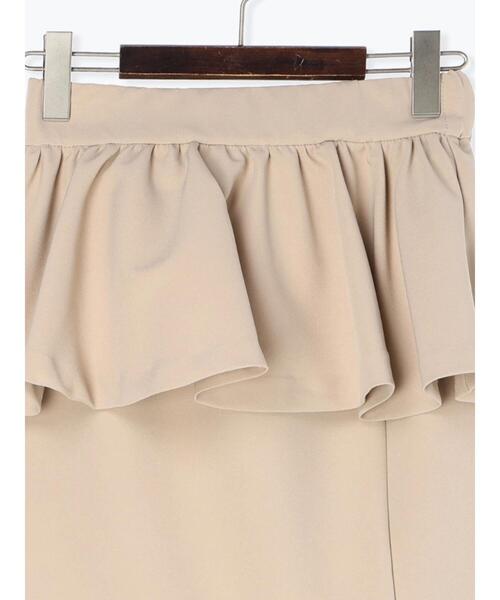 Te chichi（テチチ）の「ペプラムベルト付タイトスカート（スカート・レディース・ベージュ/ブラック・F）」の19枚目の写真