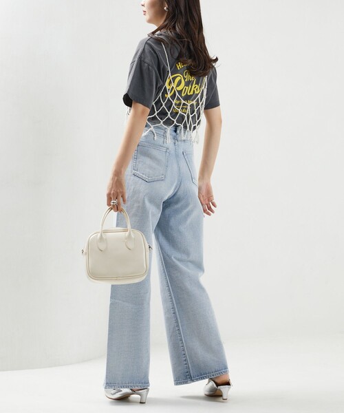 FREAK'S STORE(フリークスストア)の「限定展開 パール ビスチェ(ベスト・レディース・ホワイト/ブラック・フリ-)」の9枚目の写真