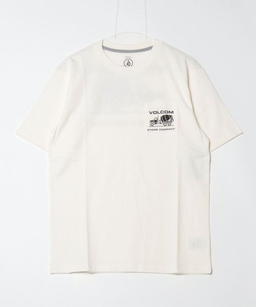 VOLCOM(ボルコム)の「【VOLCOM】SKATE VITALS G TAYLOR SST 1(Tシャツ/カットソー・メンズ・ダークグレー/オフホワイト・L/M/XL)」の1枚目の写真