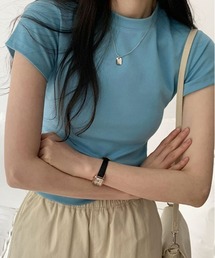 レディー シルエット コットン Tシャツ