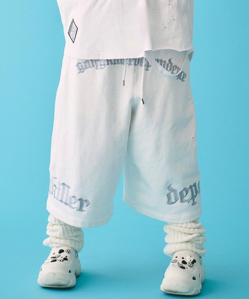 ガルフィー 病みに染まりしショートパンツ スミクロ L GALFY/ガルフィー 病みに染まりしショートパンツ(MENS
