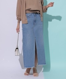 Apuweiser-riche スリットデニムスカート Apuweiser-riche（アプワイザーリッシェ）の「スリットデニム