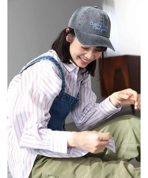 Green　Parks（グリーンパークス）の「・TORCH　ピグメントロゴCAP（ハット・レディース・ブルー/グリーン/ブラック/ベージュ・FREE）」の11枚目の写真