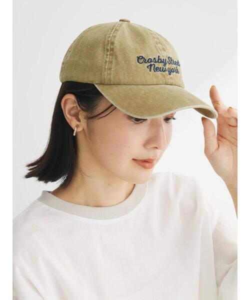 Green　Parks（グリーンパークス）の「・TORCH　ピグメントロゴCAP（ハット・レディース・ブルー/グリーン/ブラック/ベージュ・FREE）」の15枚目の写真