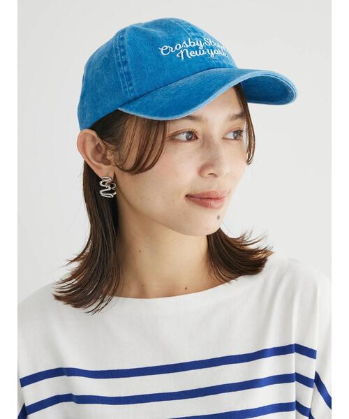 Green　Parks（グリーンパークス）の「・TORCH　ピグメントロゴCAP（ハット・レディース・ブルー/グリーン/ブラック/ベージュ・FREE）」の7枚目の写真