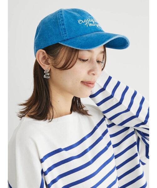 Green　Parks（グリーンパークス）の「・TORCH　ピグメントロゴCAP（ハット・レディース・ブルー/グリーン/ブラック/ベージュ・FREE）」の8枚目の写真