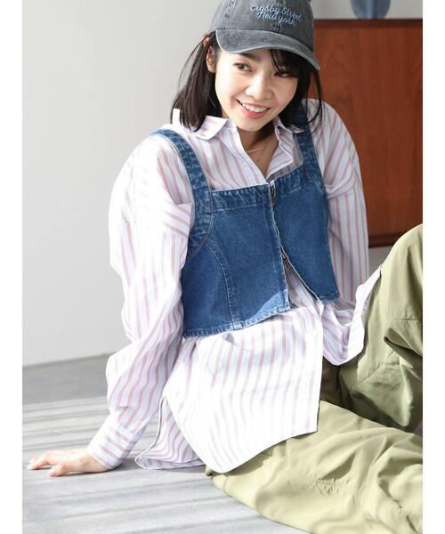 Green　Parks（グリーンパークス）の「・TORCH　ピグメントロゴCAP（ハット・レディース・ブルー/グリーン/ブラック/ベージュ・FREE）」の10枚目の写真