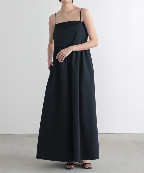 for/c（フォーシー）の「サッカーキャミワンピース【サスティナブル】（ワンピース・レディース・ネイビー/ホワイト・S/M/L）」の11枚目の写真