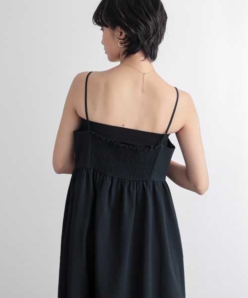 for/c（フォーシー）の「サッカーキャミワンピース【サスティナブル】（ワンピース・レディース・ネイビー/ホワイト・S/M/L）」の16枚目の写真