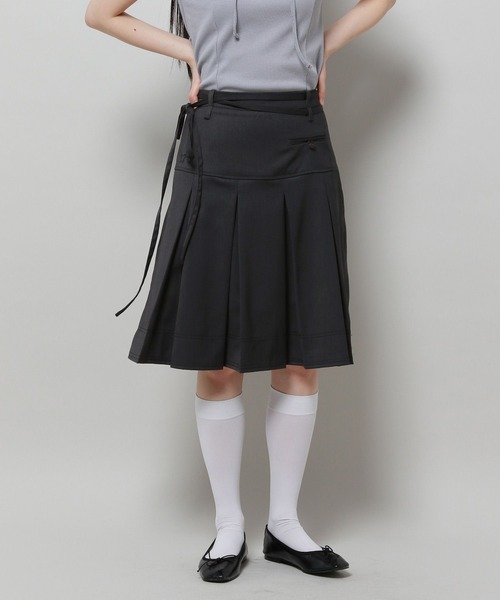 ☆NASTY FANCY CLUB☆ NF fancy button tweed skirt BLKF21ZC263 FANCY CLUB（ファンシークラブ）の「NASTY FANCY CLUB／ボタン