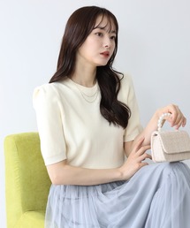 BLUEEAST | タックスリーブサマーニット(ニット/セーター)