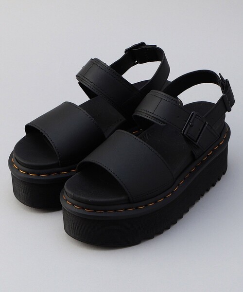 Dr. Martens(ドクターマーチン)の「Dr.Martens/ドクターマーチン Voss Quad/プラットフォームレザーサンダル 限定展開(サンダル・レディース・ブラック・5/3/4/6)」の10枚目の写真