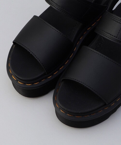 Dr. Martens(ドクターマーチン)の「Dr.Martens/ドクターマーチン Voss Quad/プラットフォームレザーサンダル 限定展開(サンダル・レディース・ブラック・5/3/4/6)」の6枚目の写真