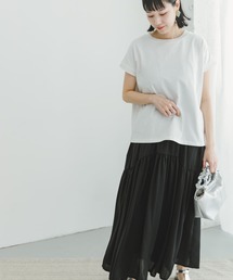 ITEMS URBANRESEARCH | フレンチTシャツ×ティアードスカート(ワンピース)