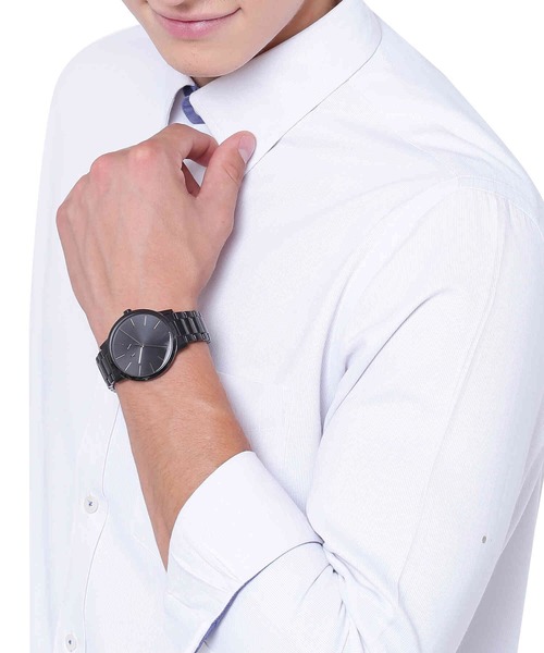 ARMANI EXCHANGE(アルマーニエクスチェンジ)の「アルマーニ・エクスチェンジ 腕時計 メンズ アナログ ステンレス AX2701(アナログ腕時計・メンズ・ブラック・FREE)」の6枚目の写真