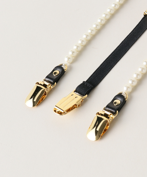 Spick & Span(スピックアンドスパン)の「Spick & Span プラパールサスペンダー 8mm(サスペンダー・レディース・ホワイト・FREE)」の3枚目の写真