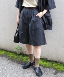 DOUBLE NAME | 綿麻ハーフパンツ(その他パンツ)