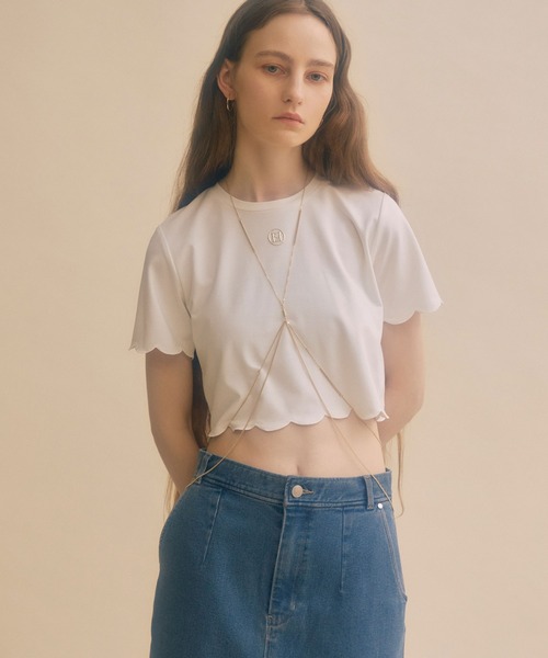 EIMY ISTOIRE(エイミーイストワール)の「eimyモチーフロゴスカラTシャツ(Tシャツ/カットソー・レディース・ブラック/ホワイト・FREE)」の14枚目の写真