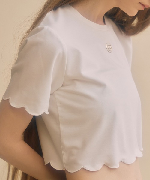 EIMY ISTOIRE(エイミーイストワール)の「eimyモチーフロゴスカラTシャツ(Tシャツ/カットソー・レディース・ブラック/ホワイト・FREE)」の8枚目の写真