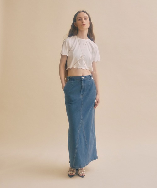 EIMY ISTOIRE(エイミーイストワール)の「eimyモチーフロゴスカラTシャツ(Tシャツ/カットソー・レディース・ブラック/ホワイト・FREE)」の11枚目の写真